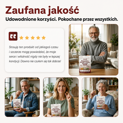 Elaré® Starzony Czosnek 7500mg – Bezzapachowe Kapsułki na Serce i Ciśnienie